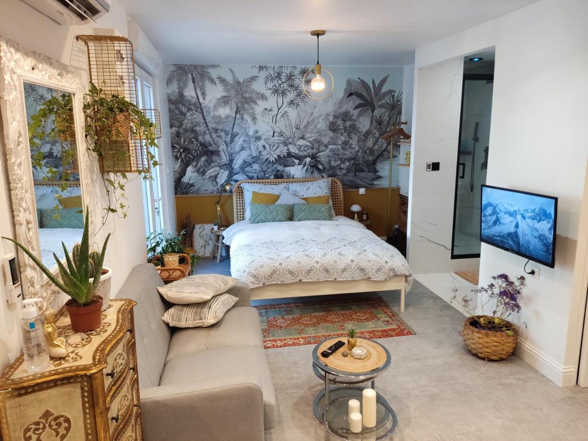 Superbe Appartement Avec Jacuzzi Avec Jardin Prive Lyon Exterior photo